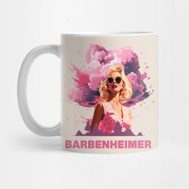 BARBENHEIMER | Barbie x Oppenheimer 2023 by Retro Travel Design